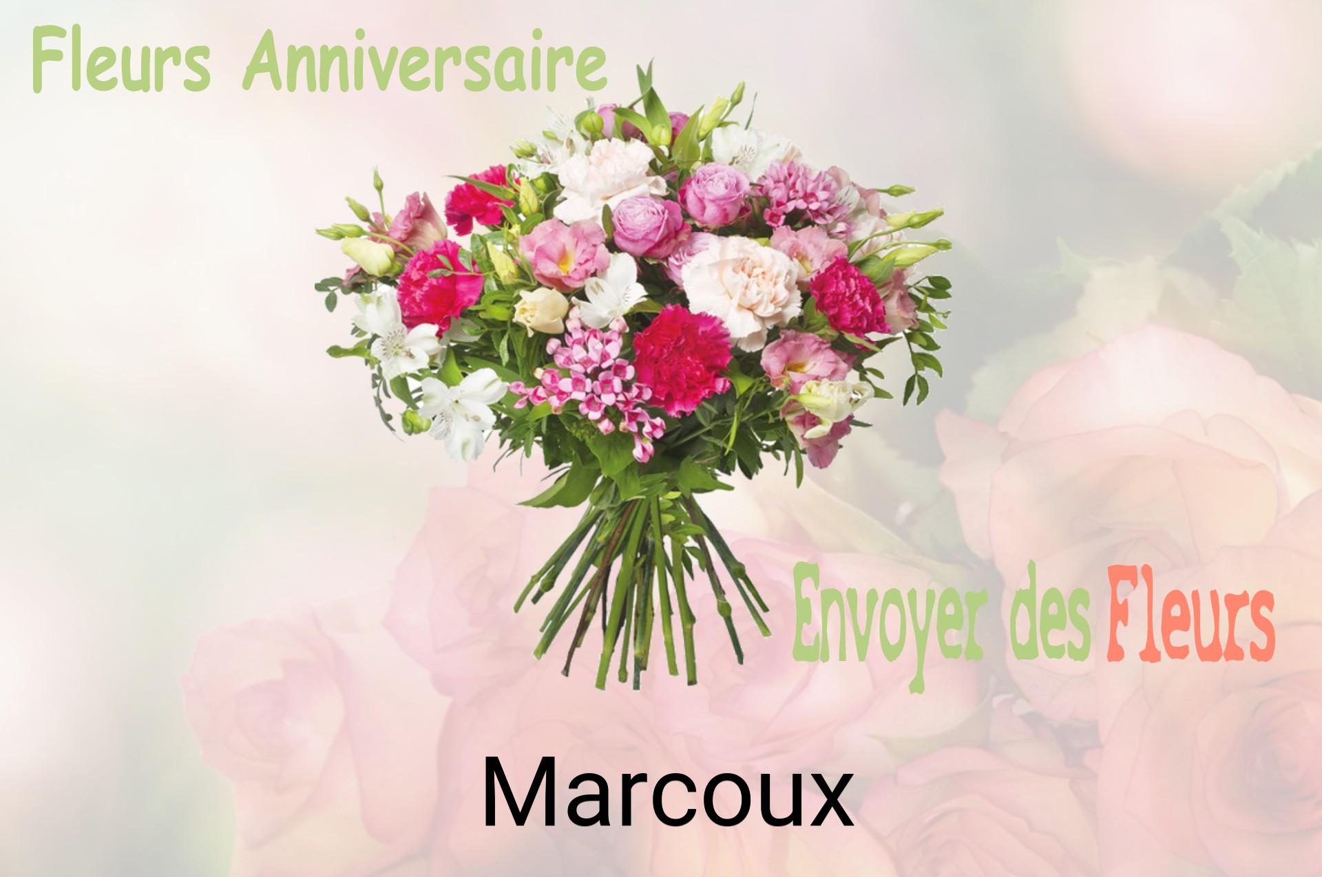 Bouquet de fleurs d’anniversaire livré à Marcoux